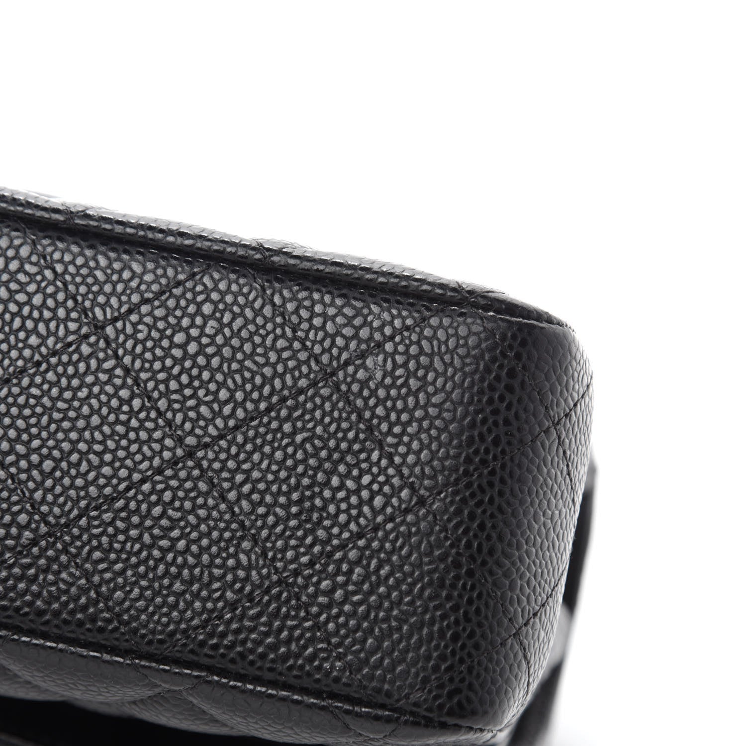 Chanel Caviar Quilted Medium Double Flap Black 8 of 15
