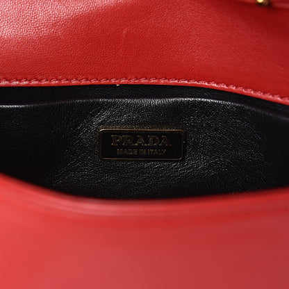 Prada Nappa Gaufre Crossbody Fuoco 6 of 13