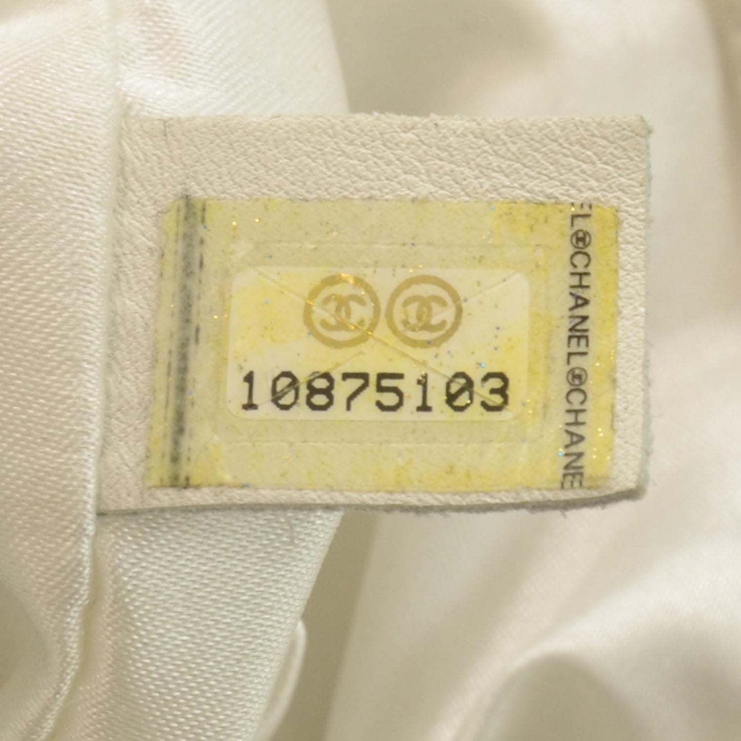 Leather Baby Coco Cabas White