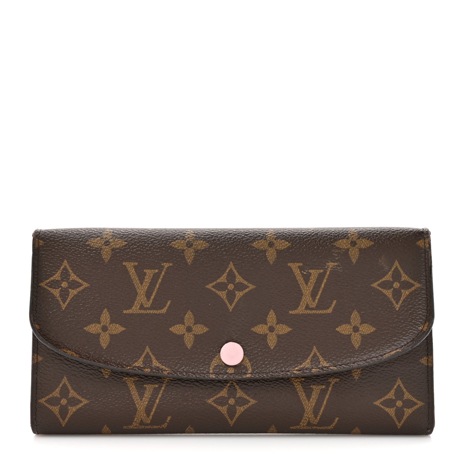 Louis Vuitton Monogram Emilie Wallet Rose Ballerine 1 of 10