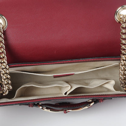 Gucci Soft Guccissima Medium Emily Chain Shoulder Bag Classic Ruby 5 of 7