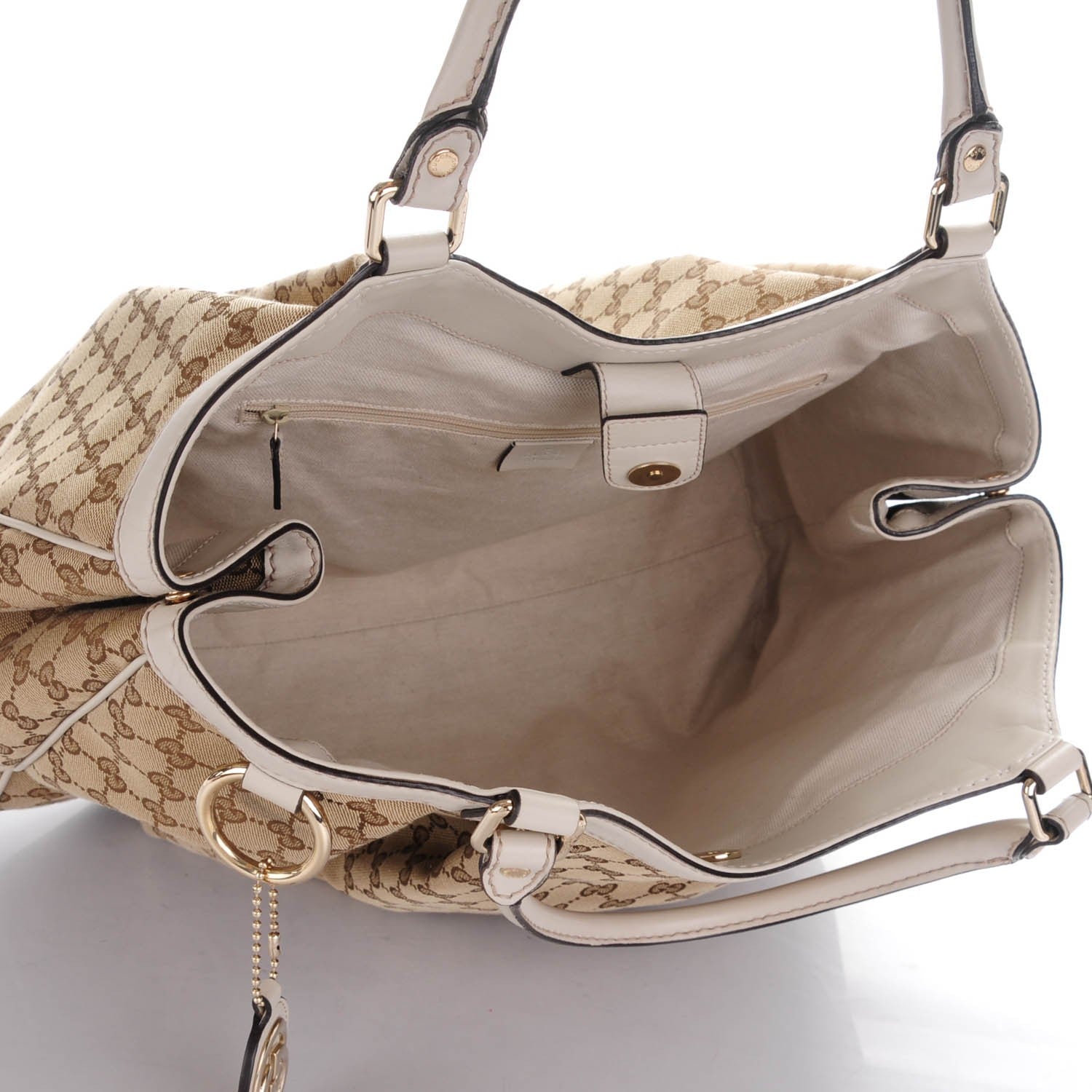 Gucci Monogram Large Sukey Tote Off White 5 of 7