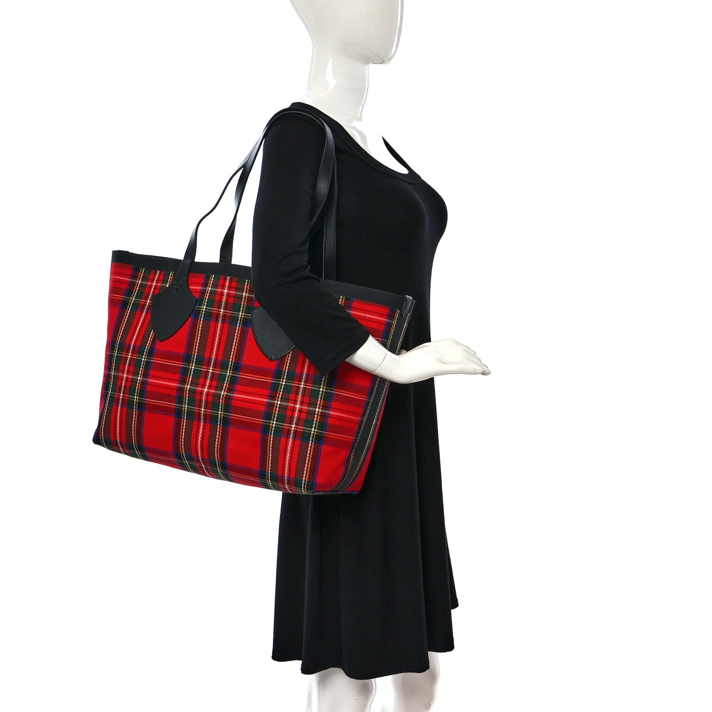 Vintage Check Medium The Giant Reversible Tote Antique Yellow Bright Red