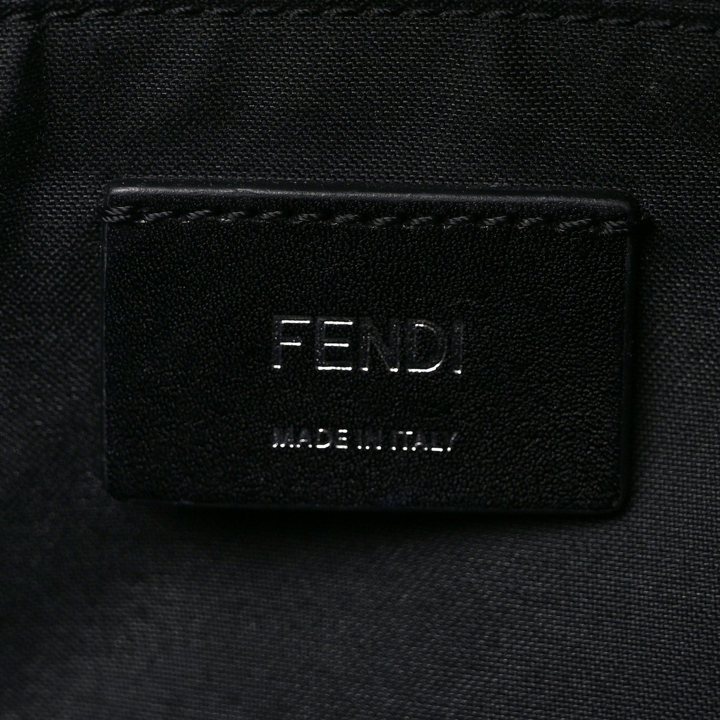 Vitello Century Bi-Color FF 1974 Embossed Belt Bag Maya Black