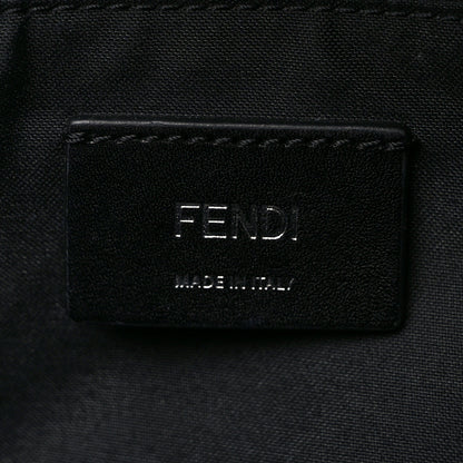 Fendi Vitello Century Bi-Color FF 1974 Embossed Belt Bag Maya Black 6 of 9