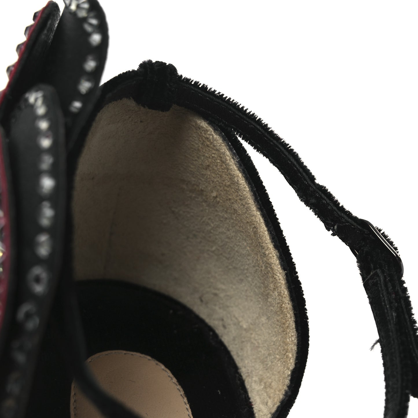 Satin Crystal Pensamoi 120 Pumps 38 Black