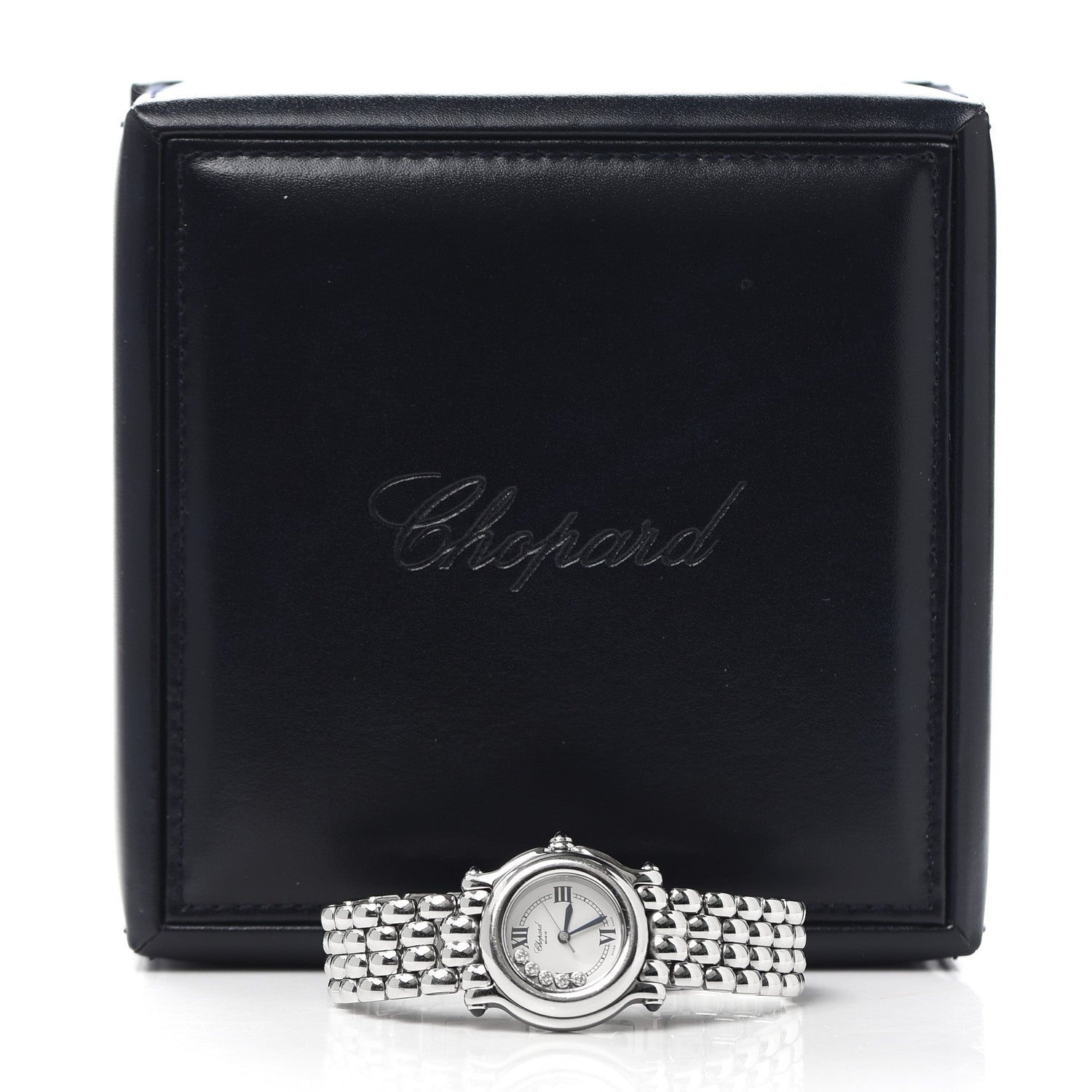 Chopard Stainless Steel 5 Diamond 26mm Happy Sport Quartz Watch 6 of 6