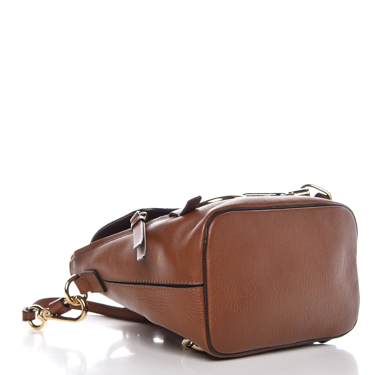 Suede Calfskin Mini Faye Backpack Tan