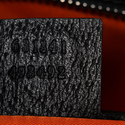 Gucci Econyl Nylon Monogram Off The Grid Belt Bag Carrot Orange Black 7 of 12