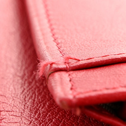 Chanel Caviar Sevruga Yen Wallet Red 12 of 15