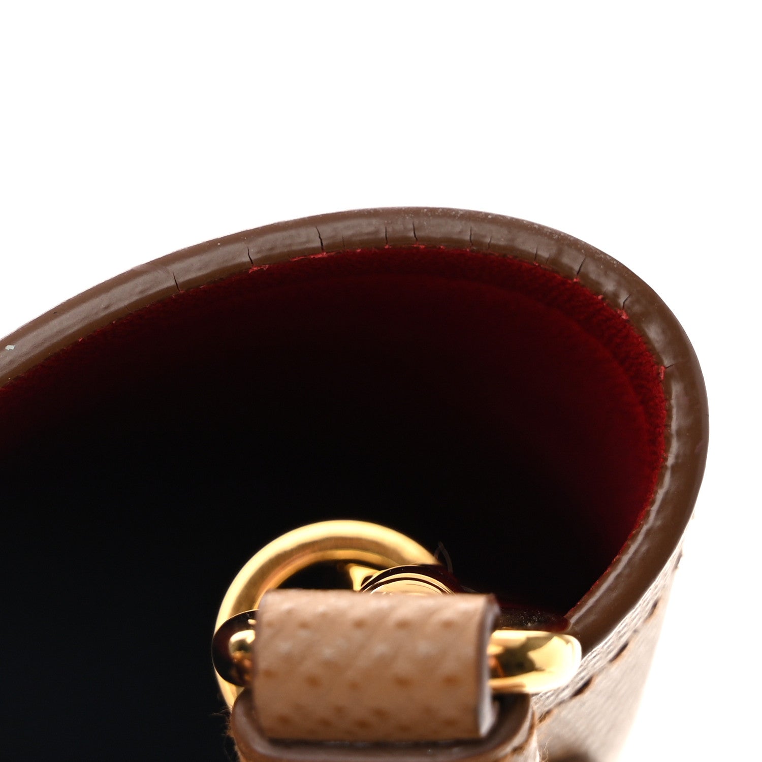 Prada Saffiano Cuir Small Double Bag Caramel Fuoco 10 of 10