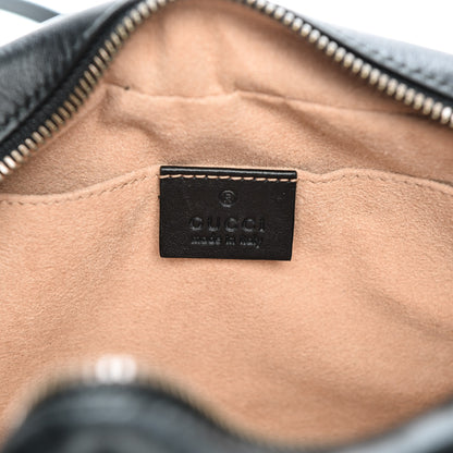 Gucci Calfskin Matelasse Small GG Marmont Chain Shoulder Bag Black 6 of 7