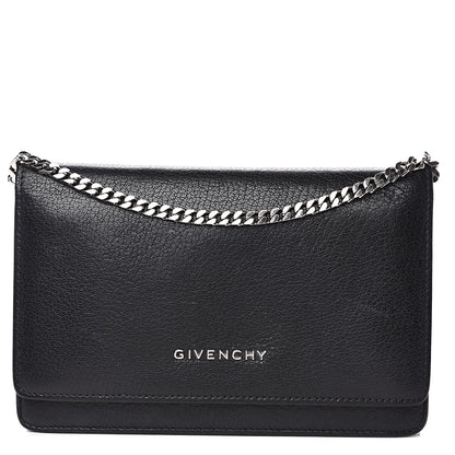 Givenchy Sugar Goatskin Pandora Chain Wallet Black 1 of 14