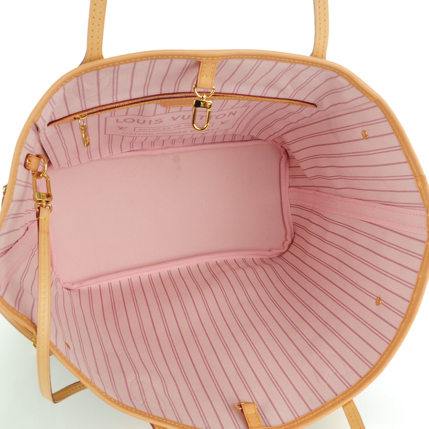 Monogram Saint Tropez V Neverfull MM Rose Ballerine