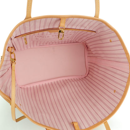 Louis Vuitton Monogram Saint Tropez V Neverfull MM Rose Ballerine 6 of 10