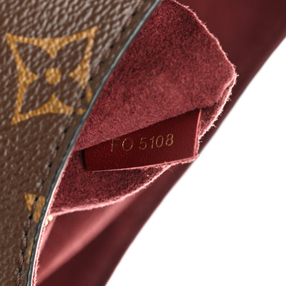 Louis Vuitton Monogram Flower Hobo Bordeaux 7 of 10