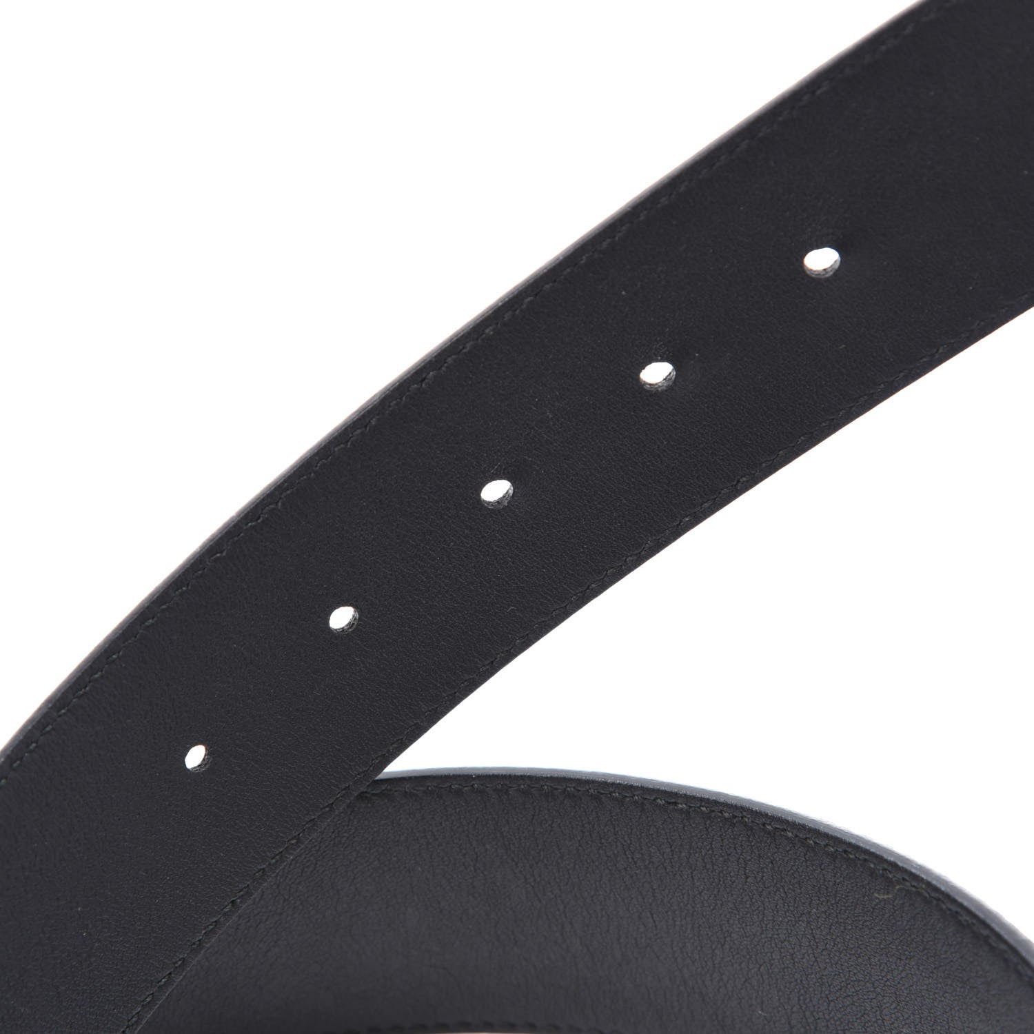 Gucci Textured Calfskin Double G 40mm Belt 90 36 Black 4 of 7