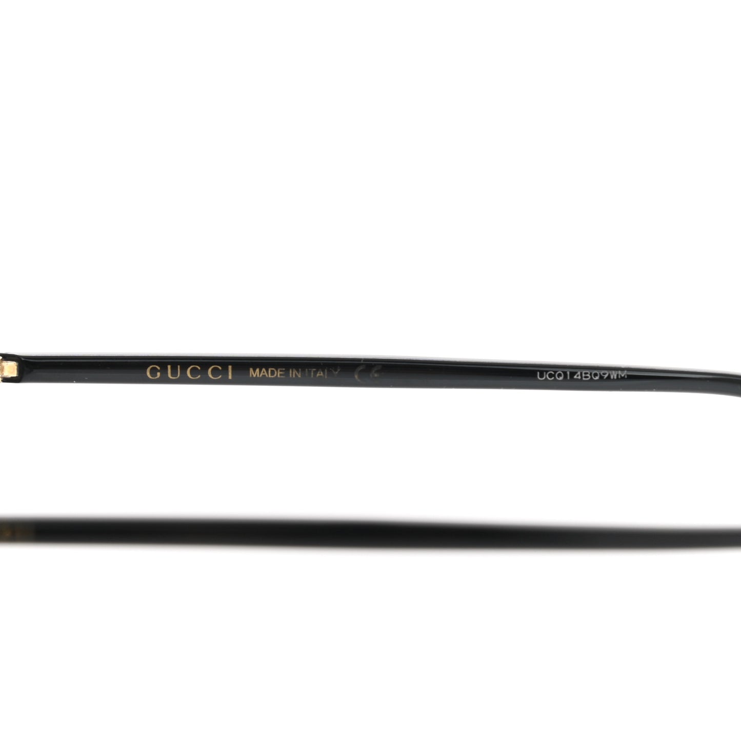 Metal Rimless Square Sunglasses GG0291S Black Gold
