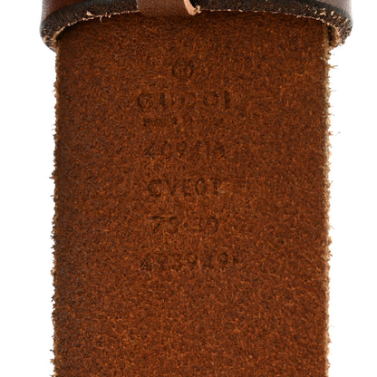 Gucci Faded Calfskin Double G 40mm Belt 75 30 Cuir 5 of 6