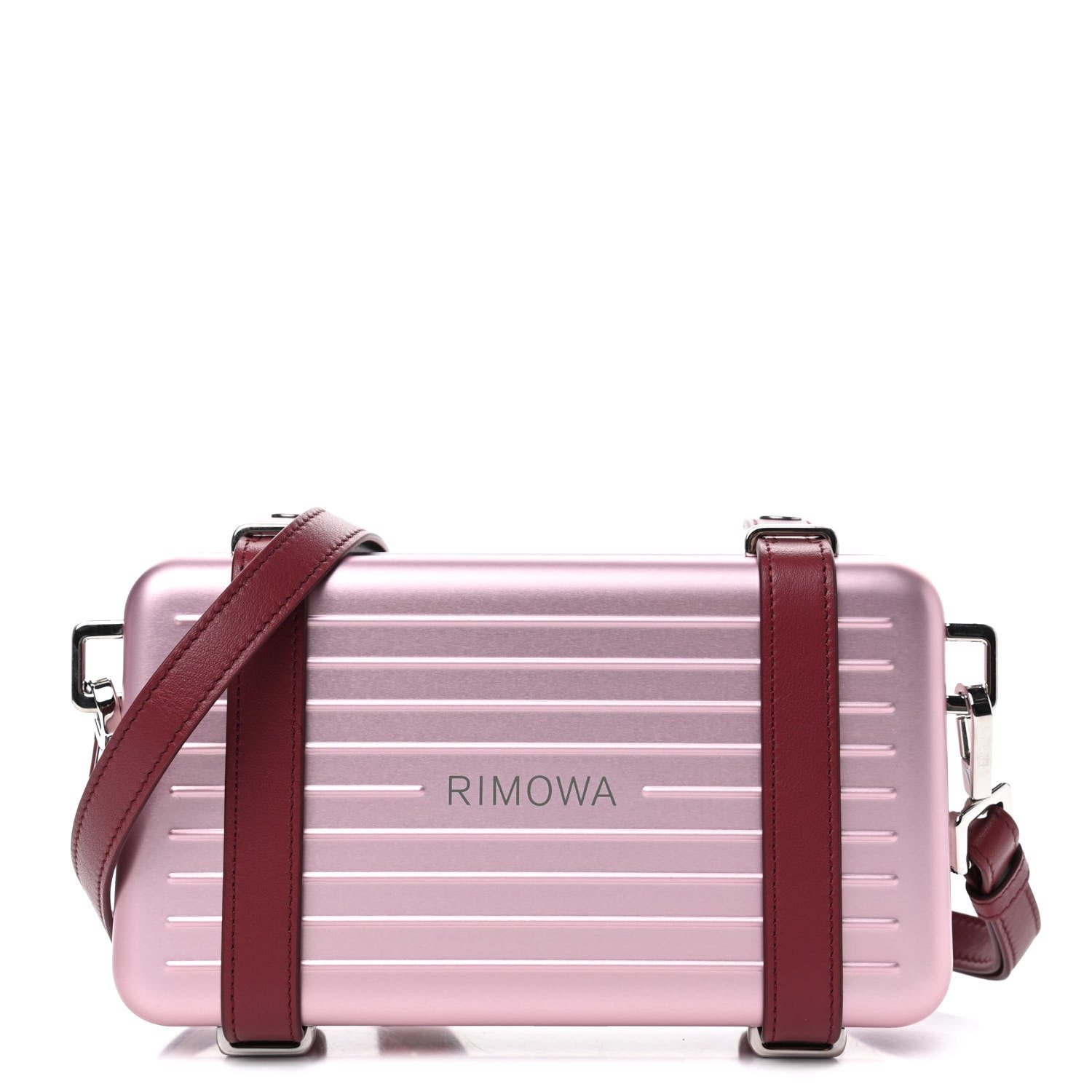 Christian Dior X RIMOWA Aluminum Personal Clutch On Strap Rose 1 of 4