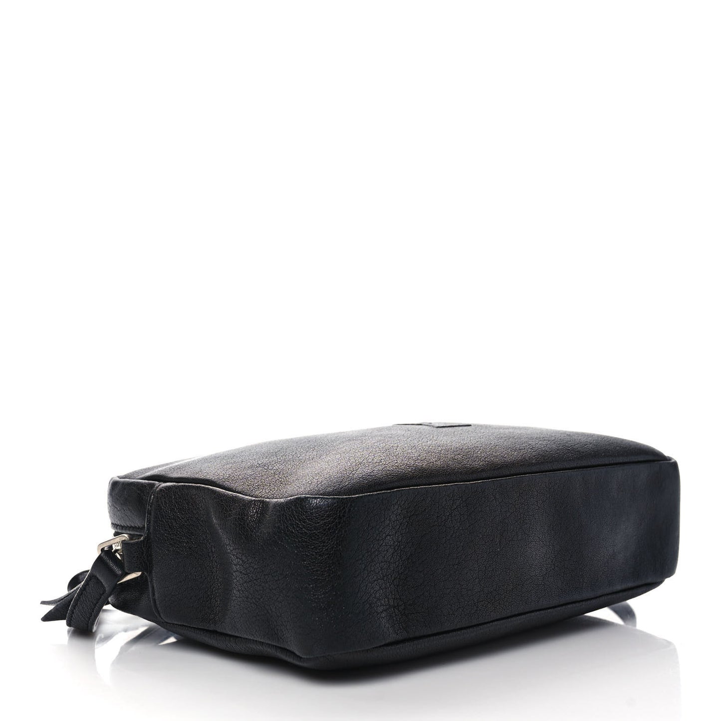 Lambskin Monogram Embossed Small Lou Camera Bag Black