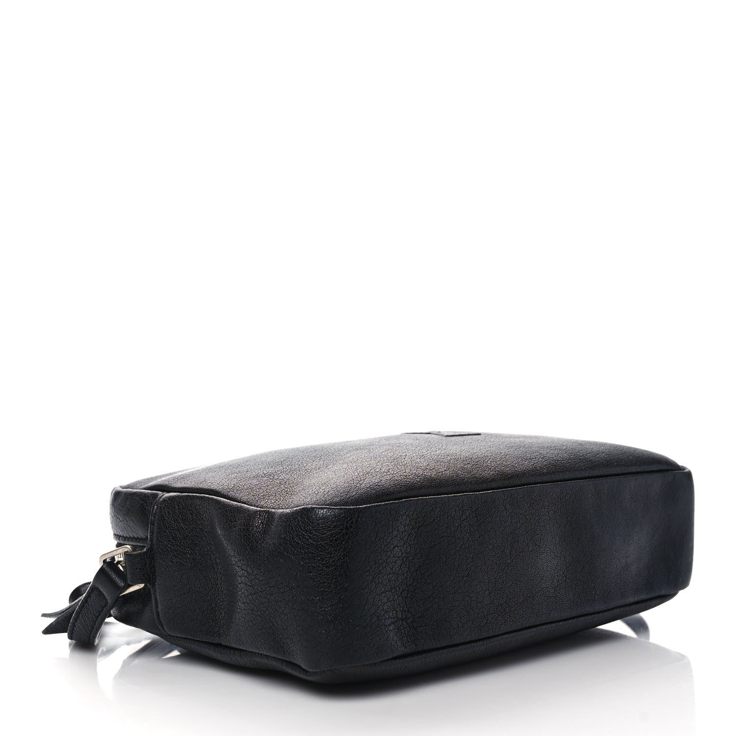 Saint Laurent Lambskin Monogram Embossed Small Lou Camera Bag Black 4 of 11