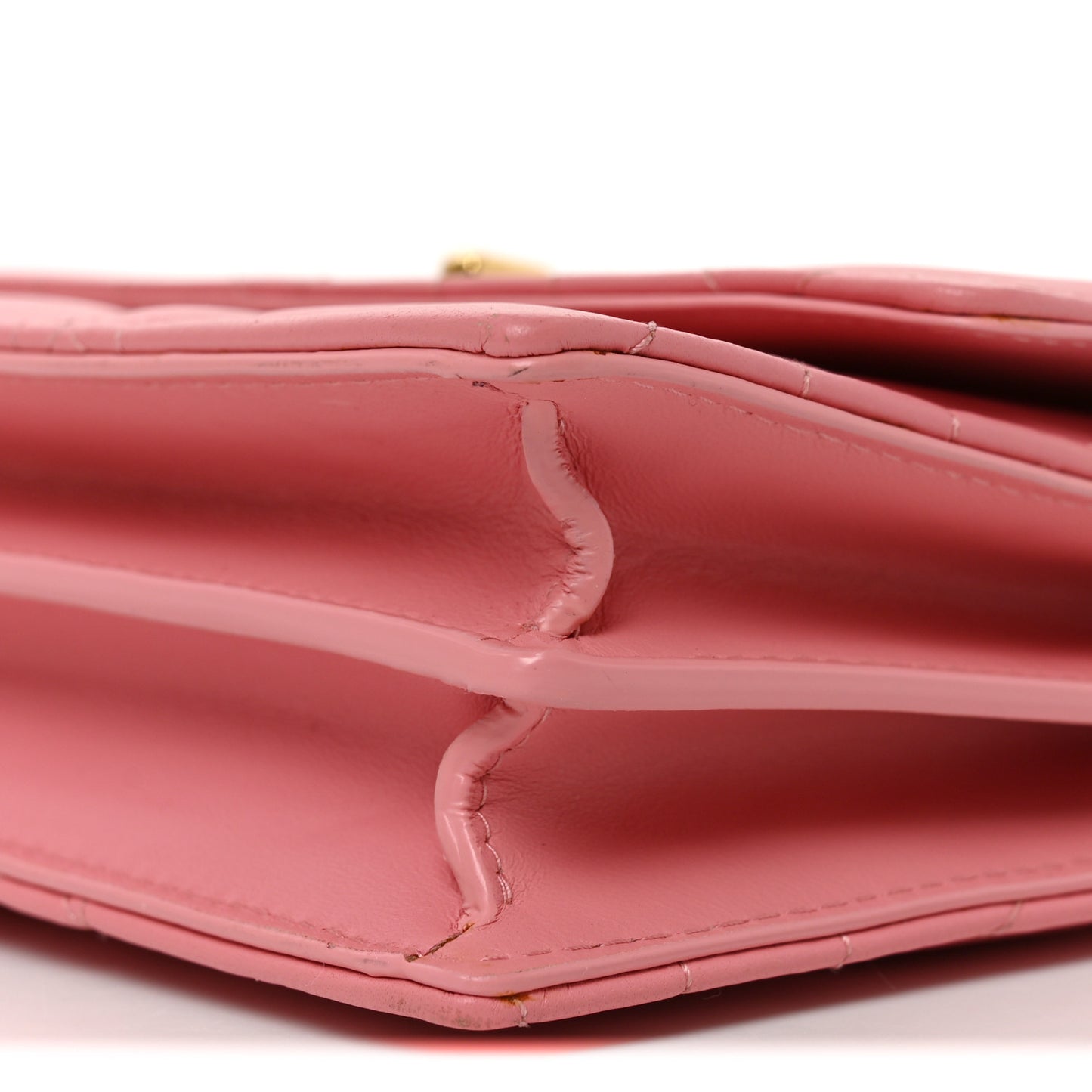 Lambskin Macrocannage Mini Miss Caro Bag Pink