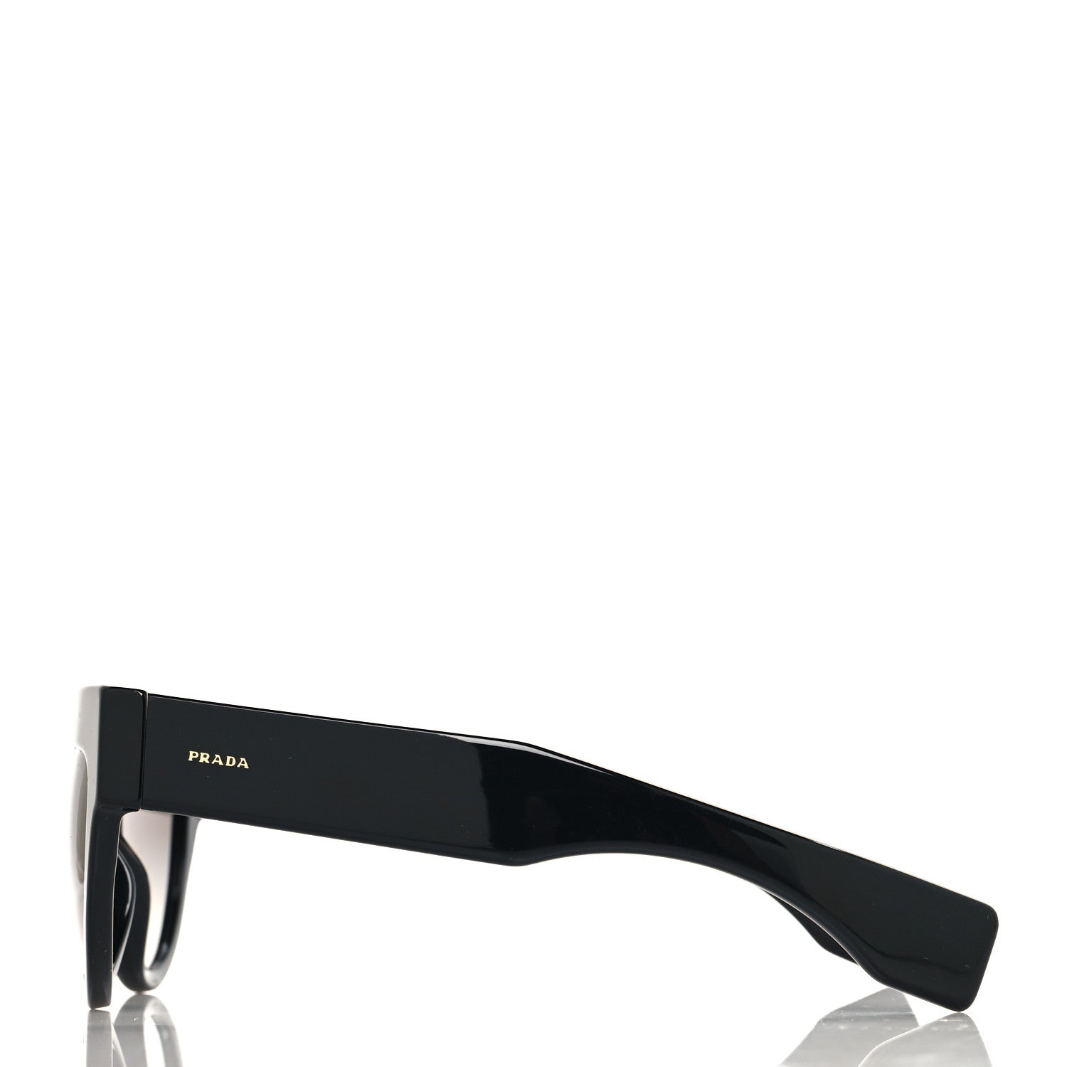 Prada Cat Eye Sunglasses SPR 29P Black 3 of 7