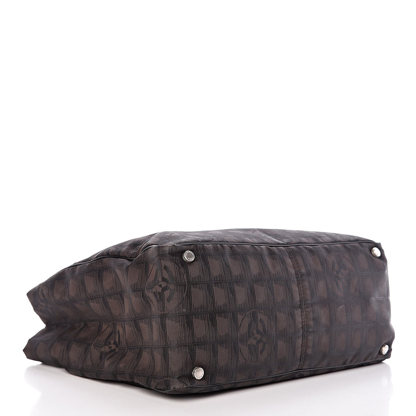 Nylon Large Travel Tote Black