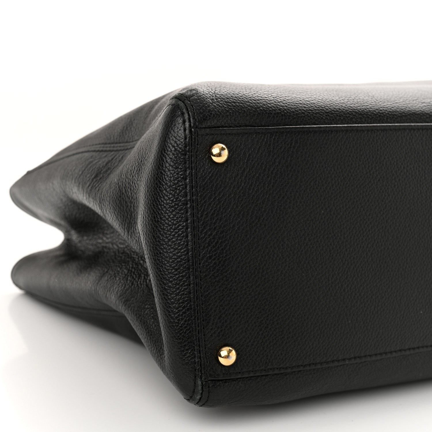 Chanel Calfskin Cerf Executive Shopper Tote Black 9 of 12