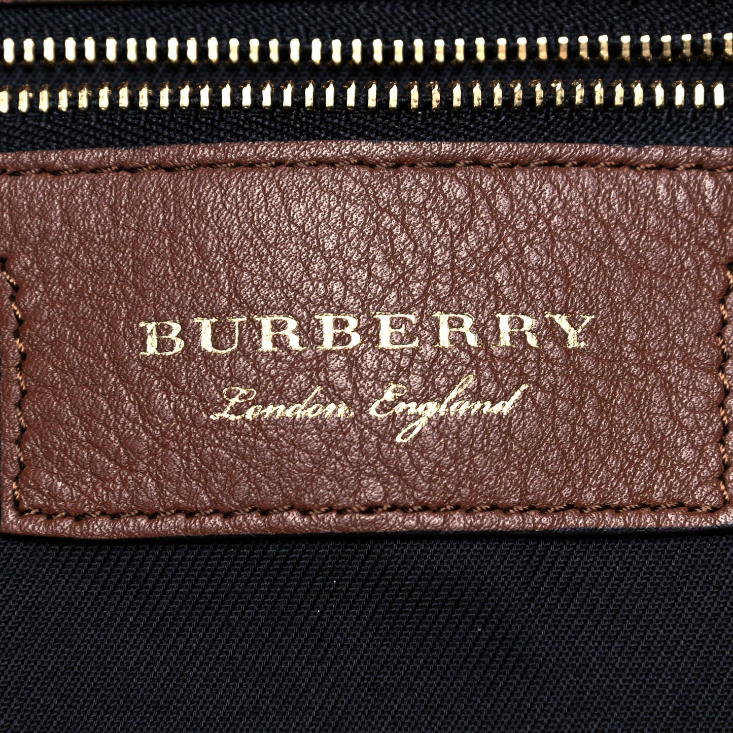 House Check Small Canterbury Tote Dark Tan