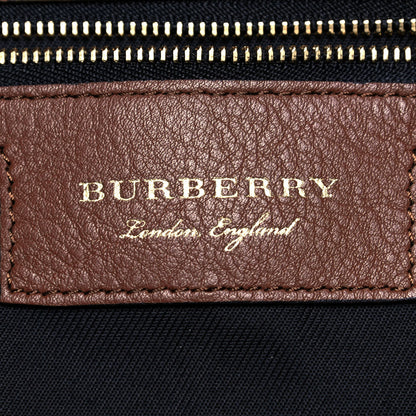Burberry House Check Small Canterbury Tote Dark Tan 7 of 12