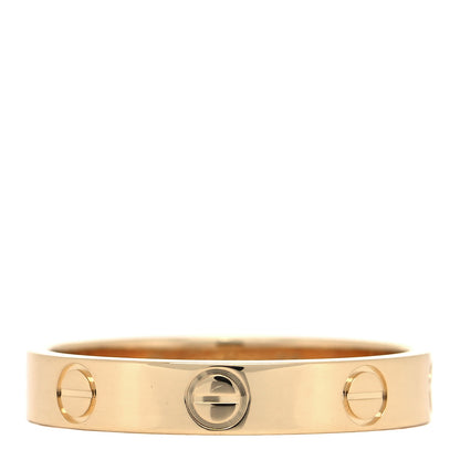 Cartier 18K Yellow Gold 3.5mm LOVE Wedding Band Ring 55 7.25 1 of 8