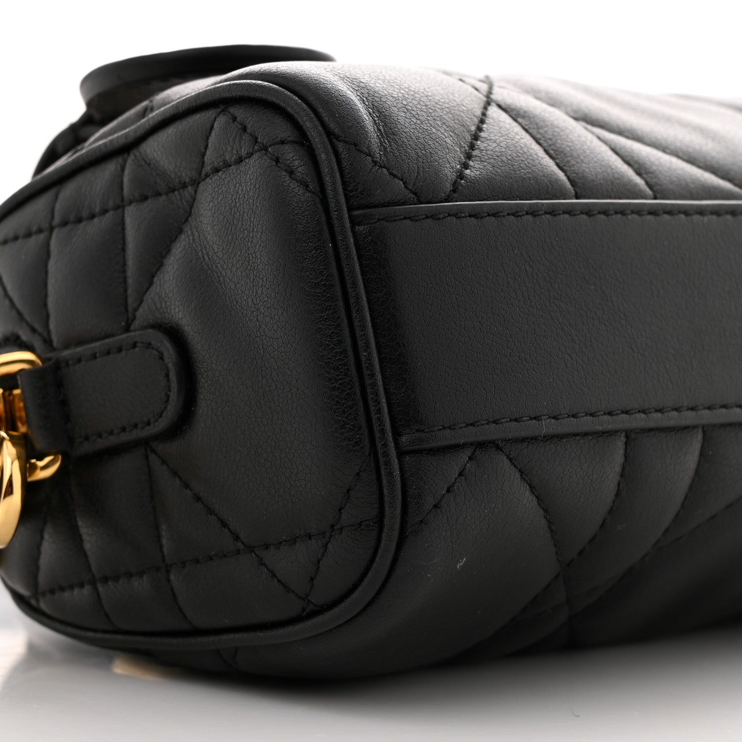 Christian Dior Calfskin Macrocannage Nano Groove 17 Bag Black 9 of 11