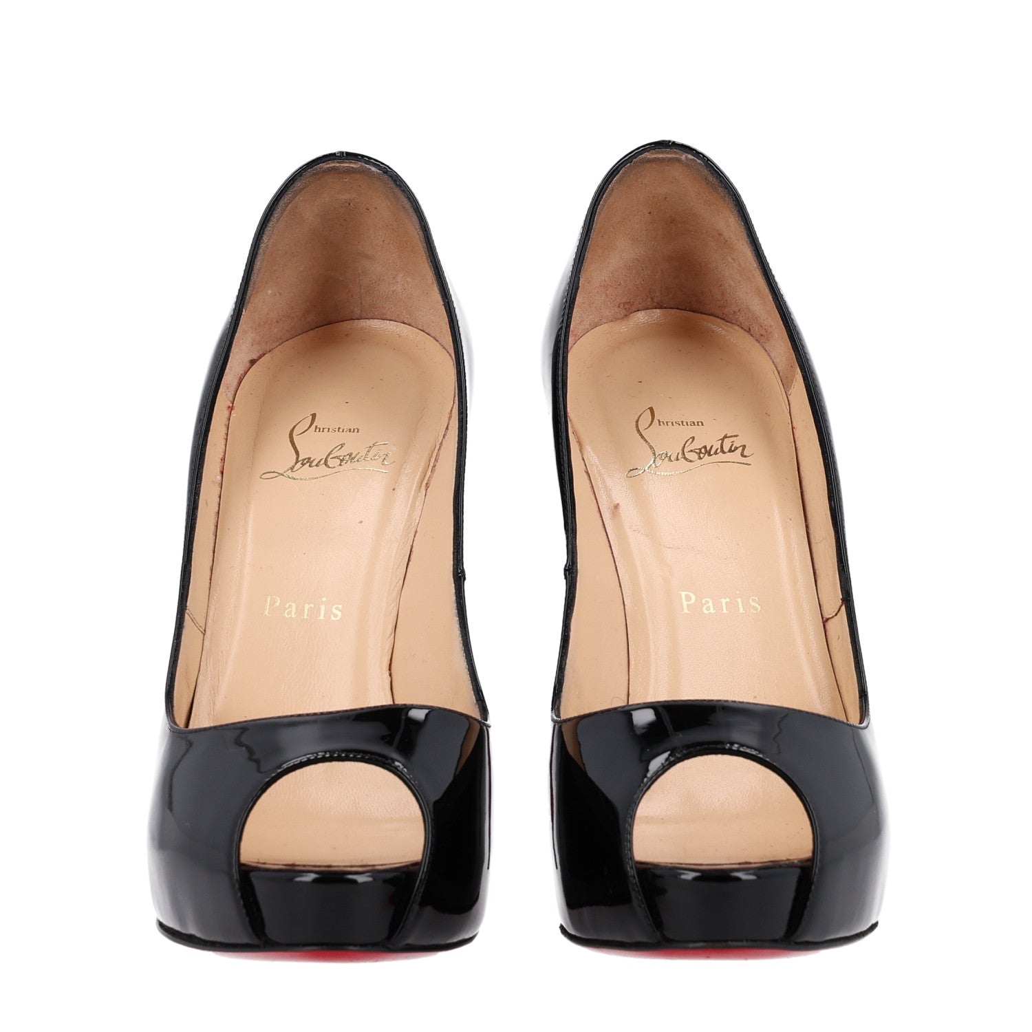 Christian Louboutin Patent Very Prive 120 Pumps 39 Black 3 of 10