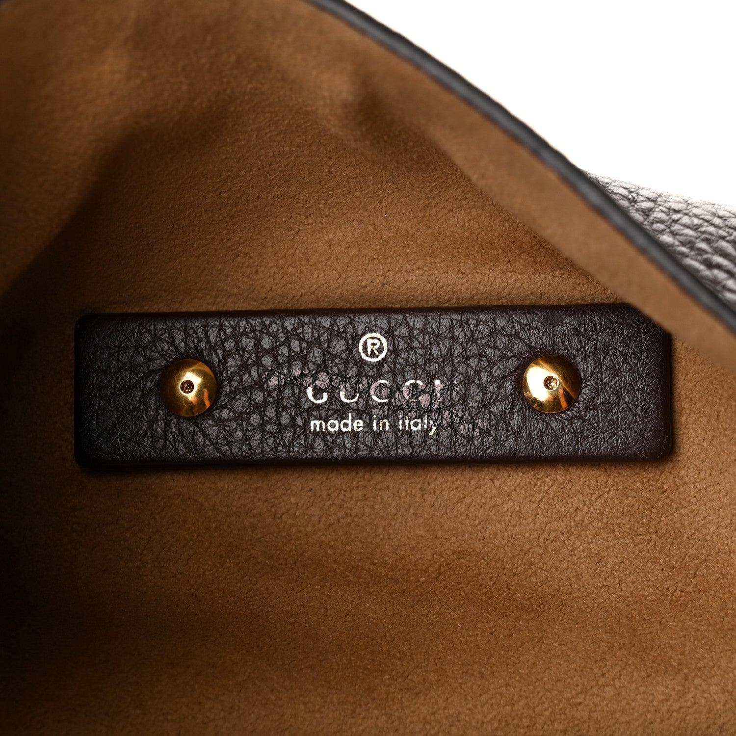 Gucci Grained Calfskin Softbit Maxi Shoulder Bag Dark Brown 6 of 9