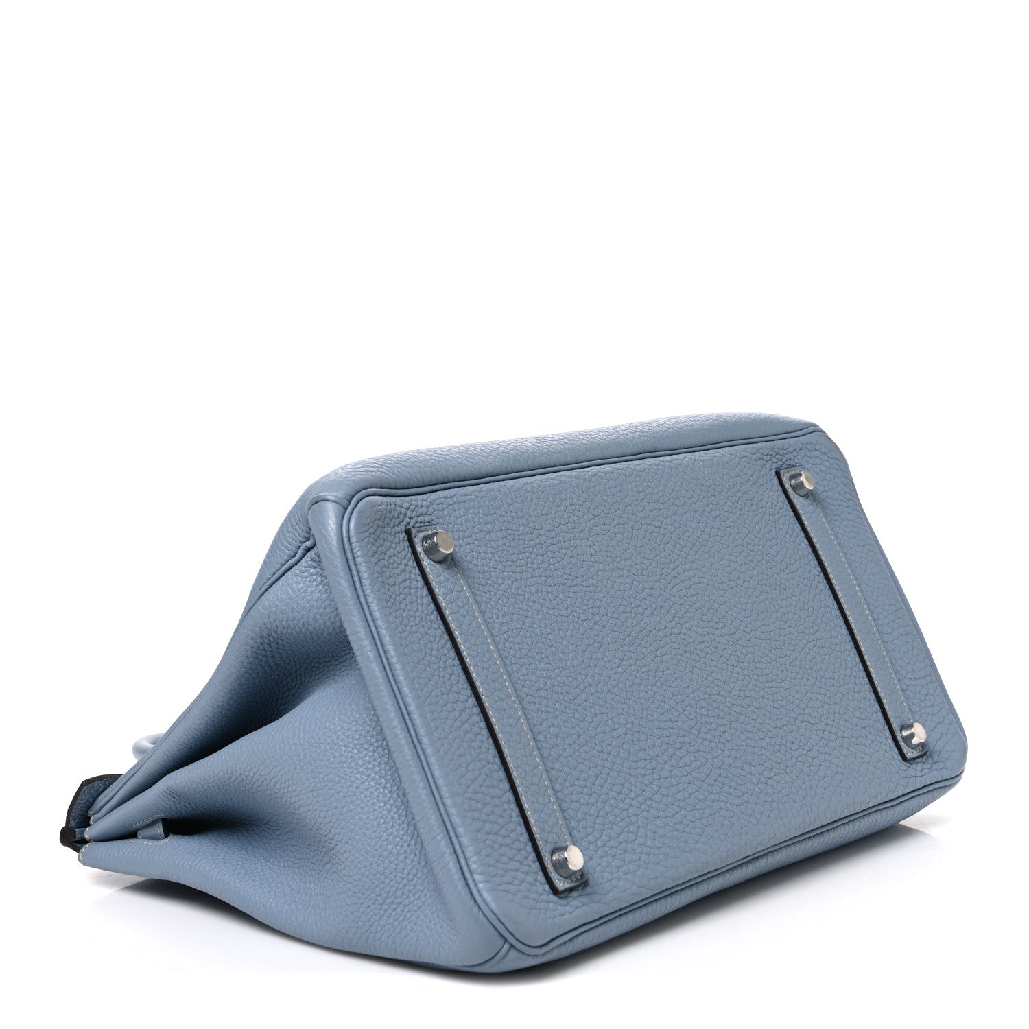 Hermes Togo Birkin 35 Bleu Lin 4 of 10