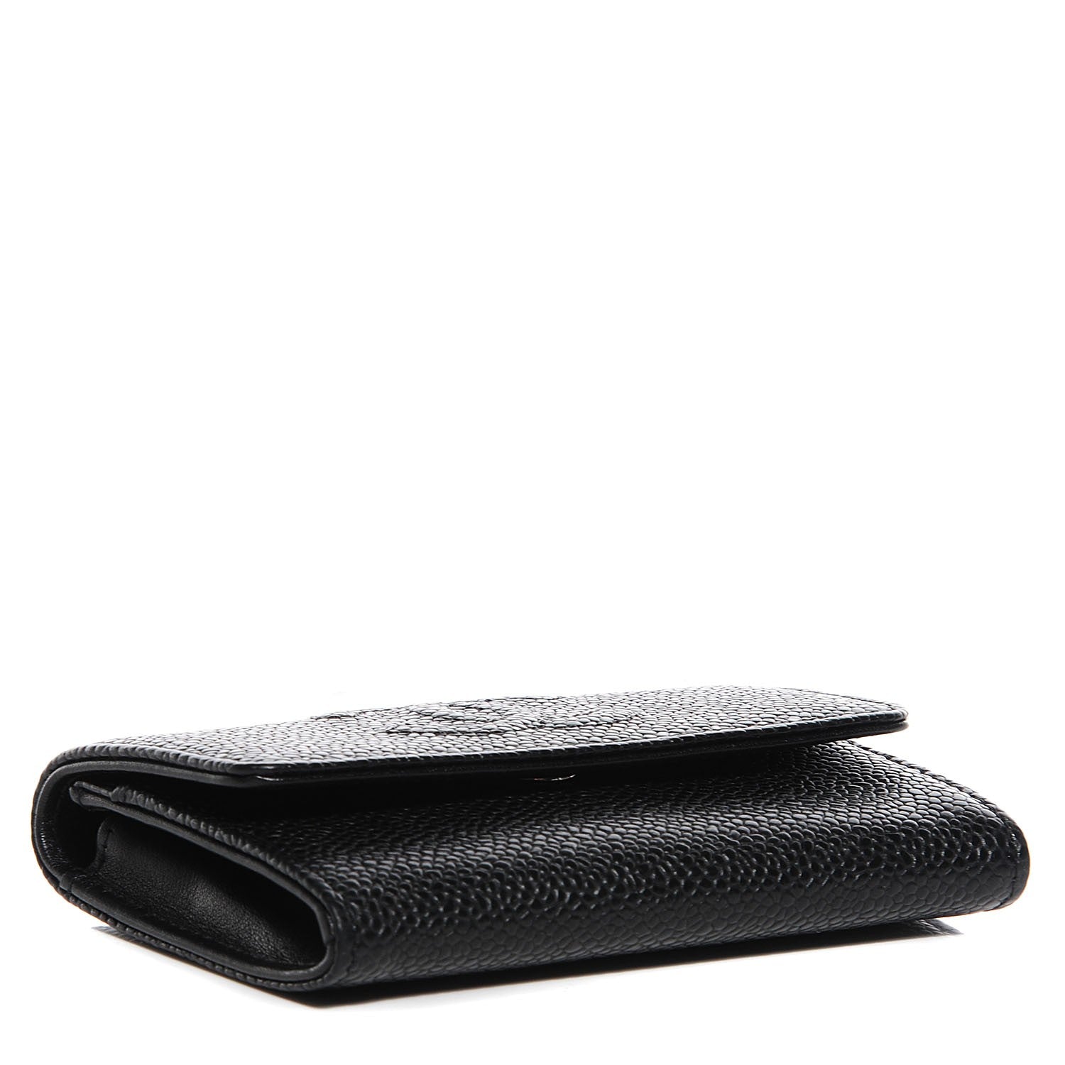 Chanel Caviar Timeless CC Flap Card Holder Black 4 of 8