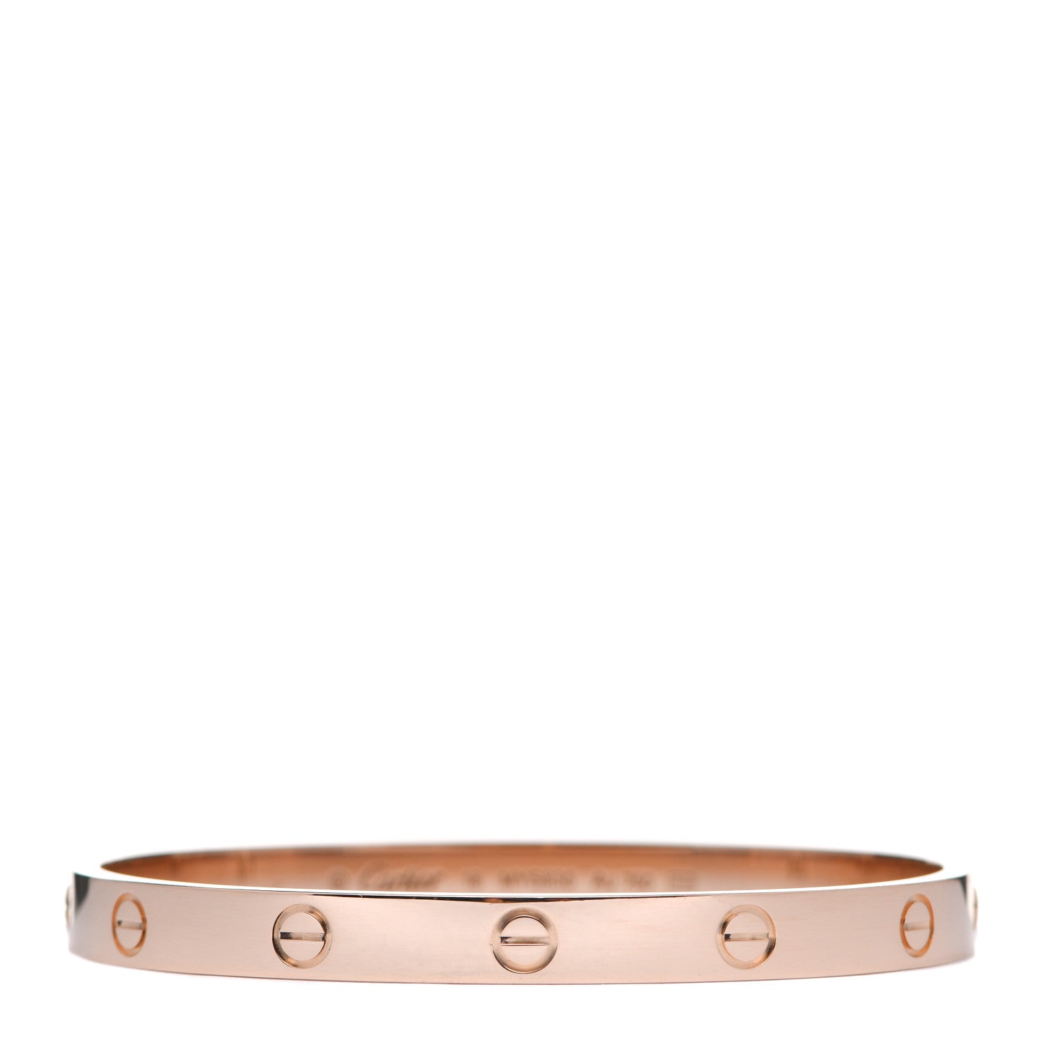 Cartier 18K Pink Gold LOVE Bracelet 18 1 of 6