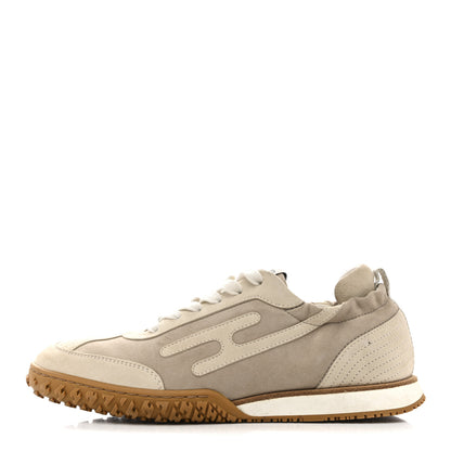Hermes Suede Goatskin Jet Sneakers 37 Beige Esquisse Glaise 1 of 12