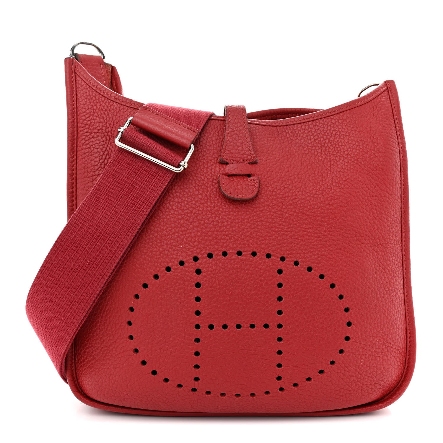 Hermes Taurillon Clemence Evelyne III PM Rubis 1 of 17