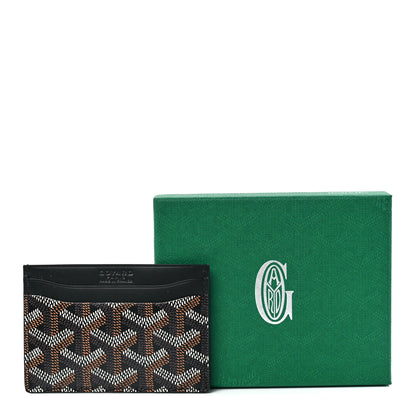 Goyard Goyardine Saint Sulpice Card Holder Black 11 of 11