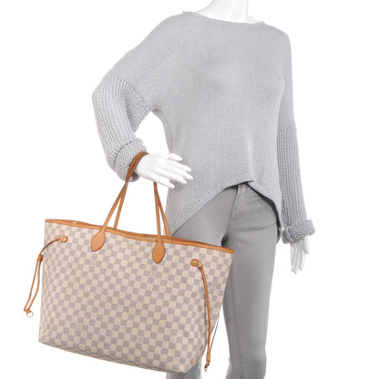 Louis Vuitton Damier Azur Neverfull GM 2 of 7