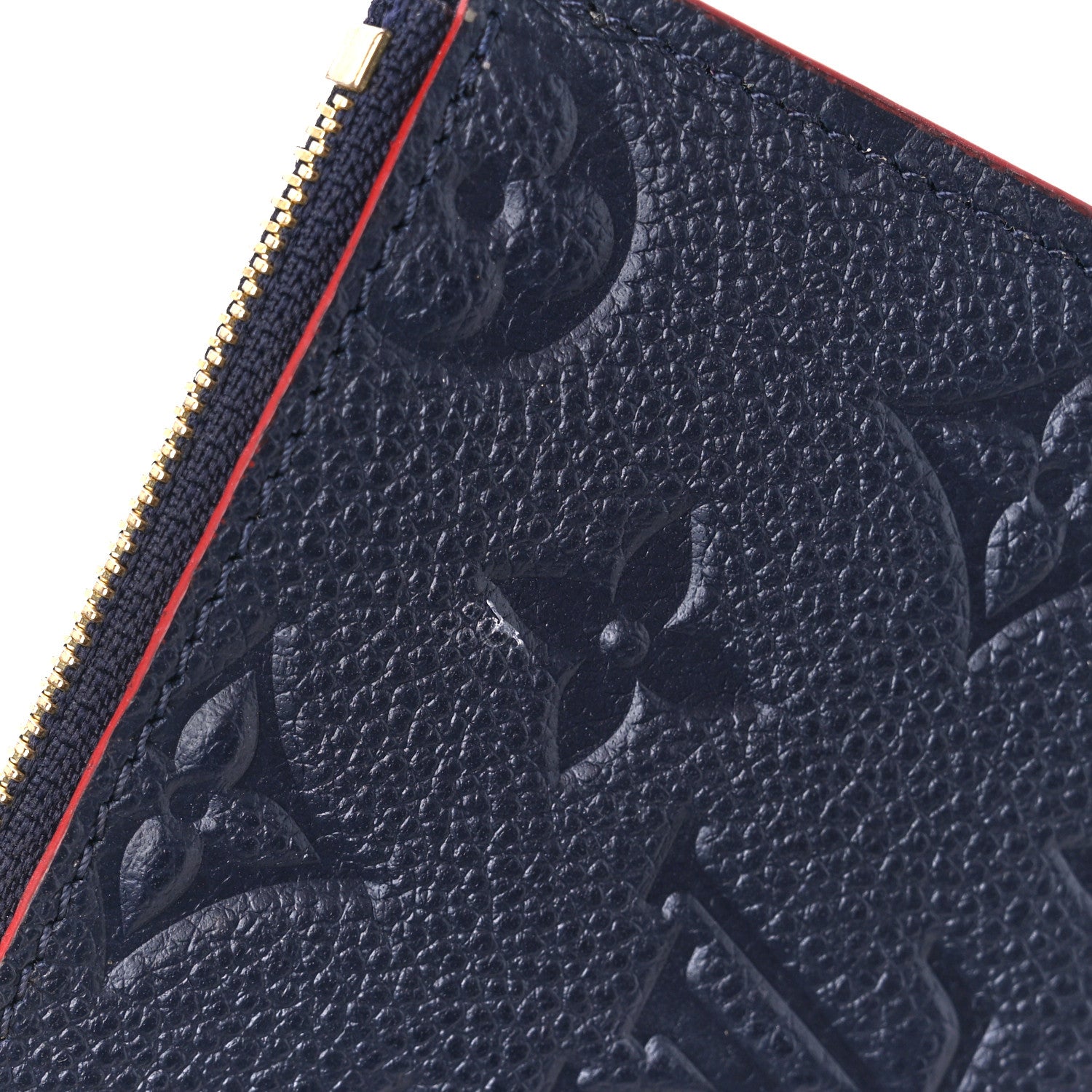 Louis Vuitton Empreinte Pochette Felicie Chain Wallet Marine Rouge 17 of 17