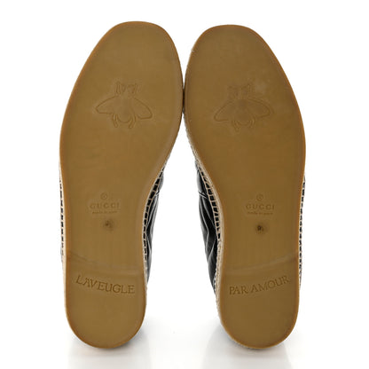 Gucci Nappa Matelasse Mens GG Marmont Espadrilles 9.5 Black 5 of 9