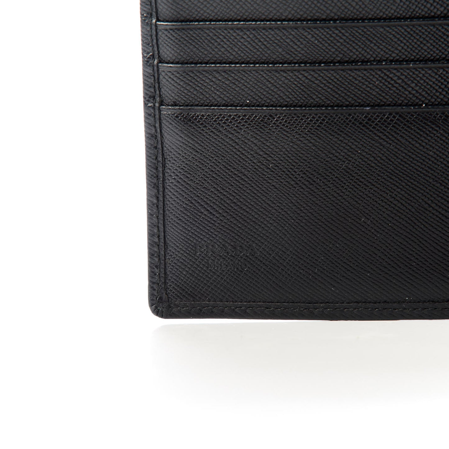 Saffiano Bi-Fold Wallet Black