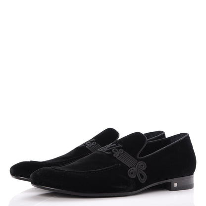 Louis Vuitton Velvet Parade Mens Loafer 12 Black 3 of 8