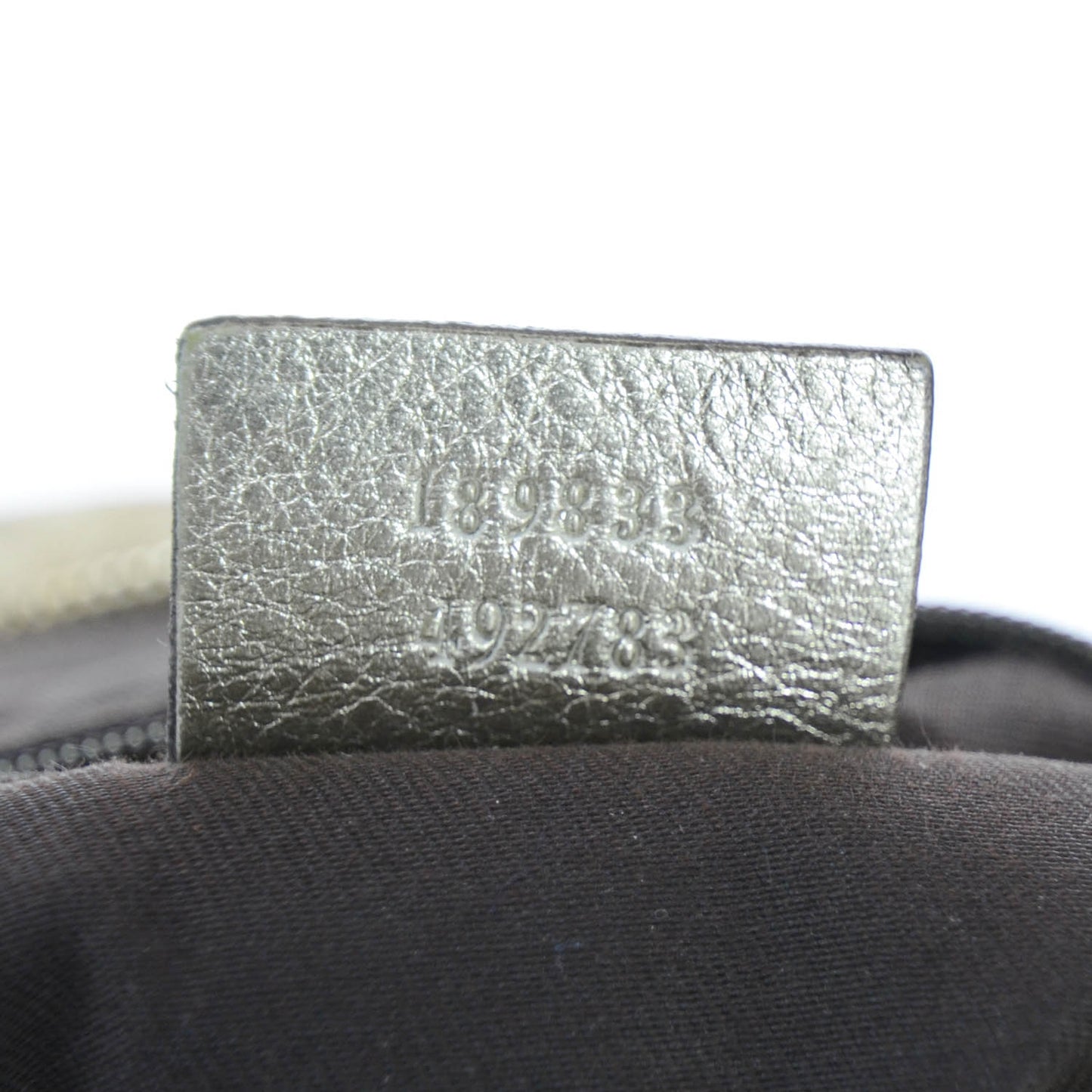 Monogram D Gold Hobo Metallic
