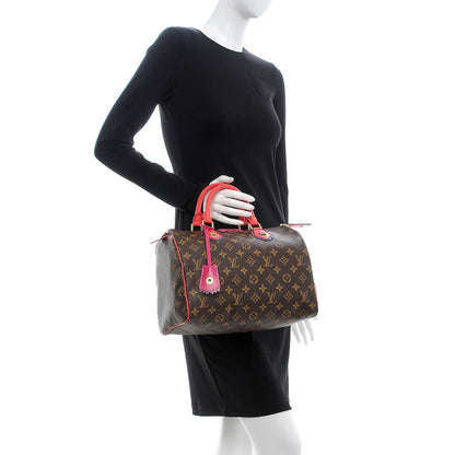 Louis Vuitton Monogram Totem Speedy 30 Flamingo 2 of 7