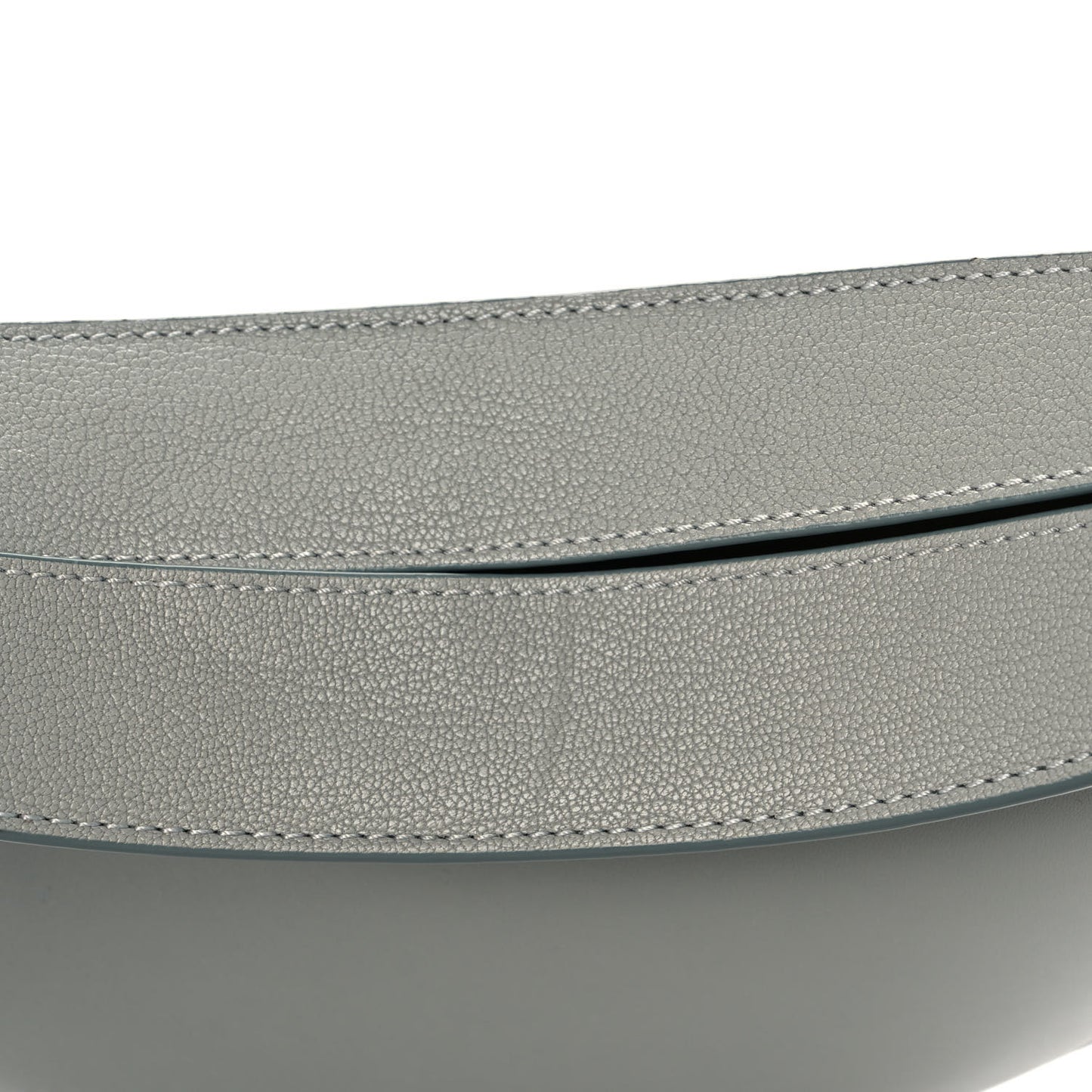 Satin Calfskin Jacquard Luna Bag Ash Grey